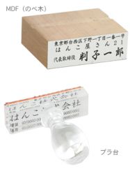 ゴム印(住所印) go-jyu-mdf_puraimg